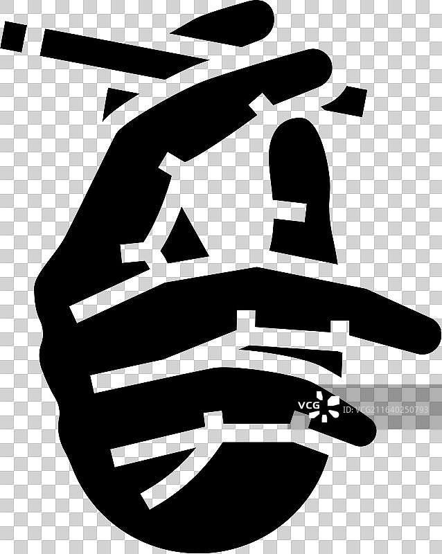 吸烟流行病学字形图标图片素材
