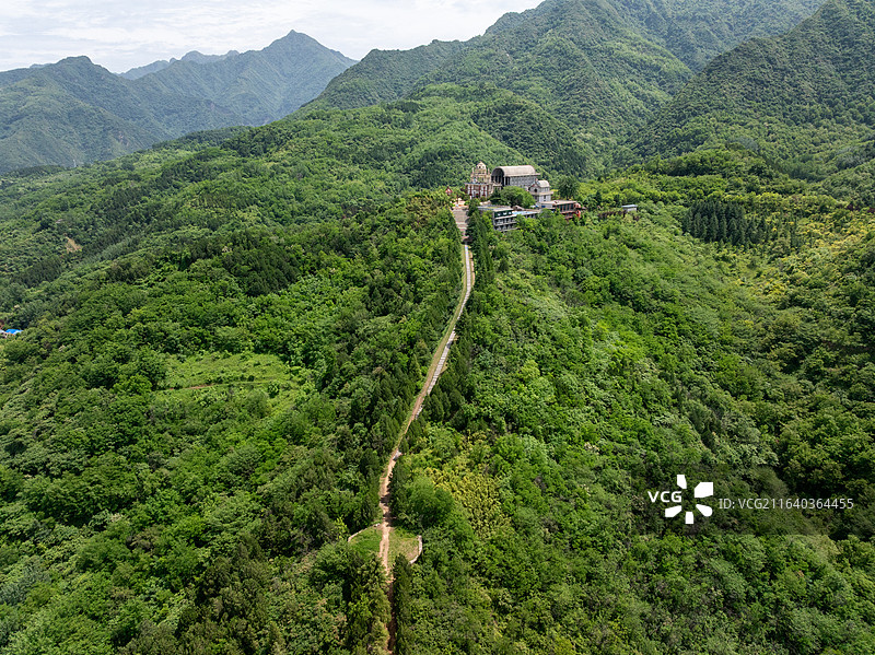 西安圣母山图片素材