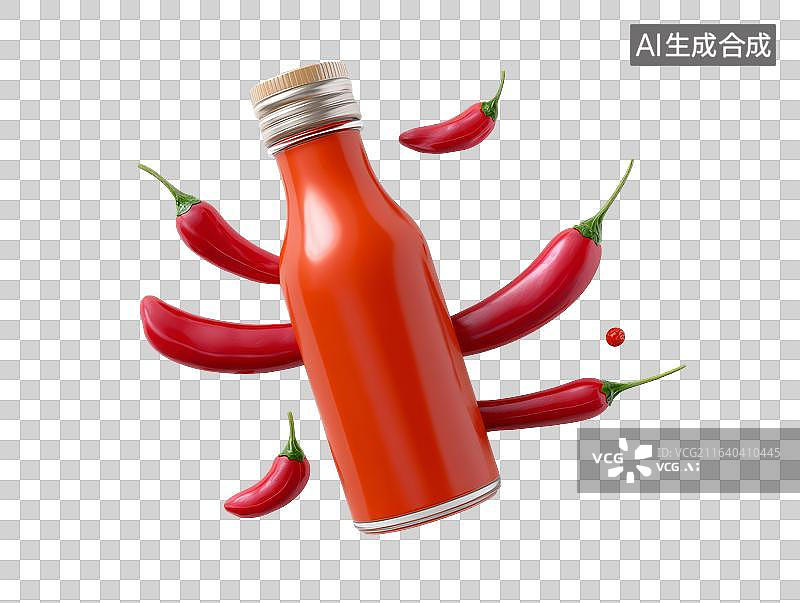 【AI数字艺术】卡通辣椒酱图片素材