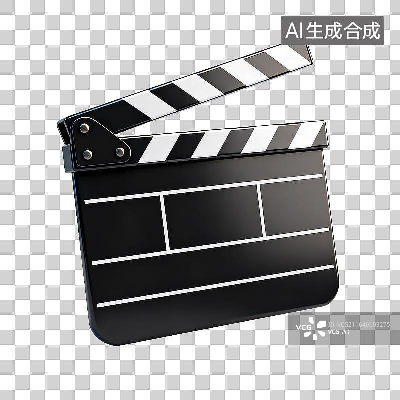 【AI数字艺术】影视拍摄专用场记板道具图片素材