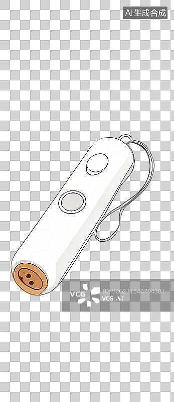 【AI数字艺术】简约卡通艾灸盒艾灸仪中医理疗插画图片素材
