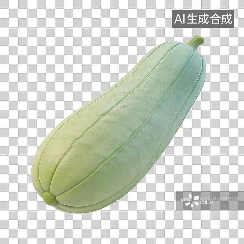【AI数字艺术】丝瓜插画图片素材