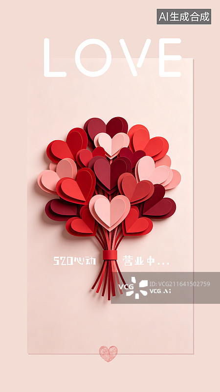 【AI数字艺术】创意浪漫花束海报插画背景图片素材