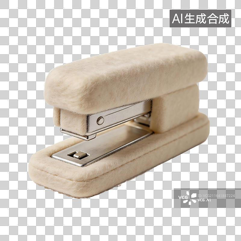 【AI数字艺术】毛绒材质订书机图片素材