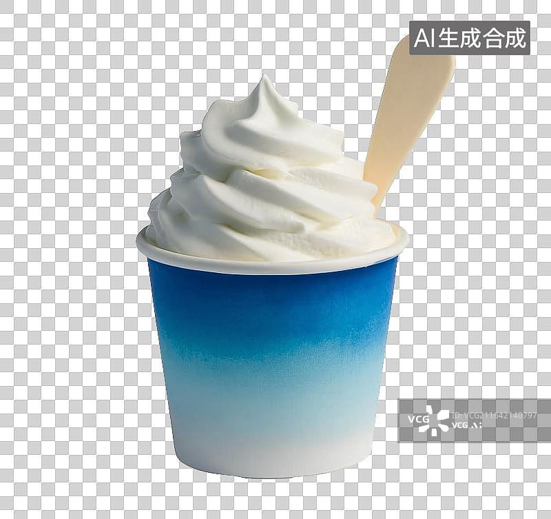 【AI数字艺术】免扣元素一杯冰淇淋图片素材