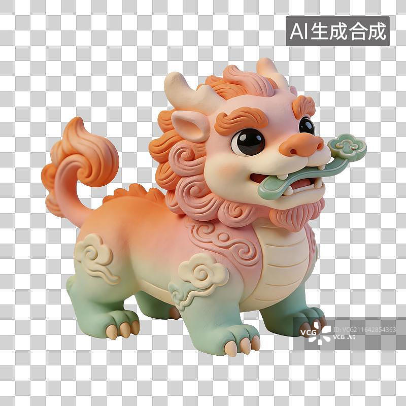 【AI数字艺术】山海经神兽插画图片素材