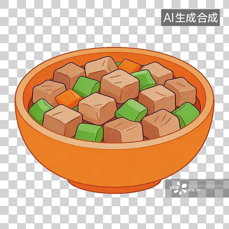 【AI数字艺术】一碗炖菜图片素材