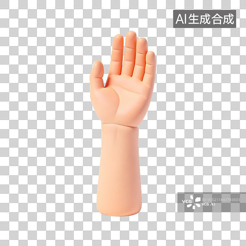 【AI数字艺术】中医人体手部穴位教学模型道具图片素材