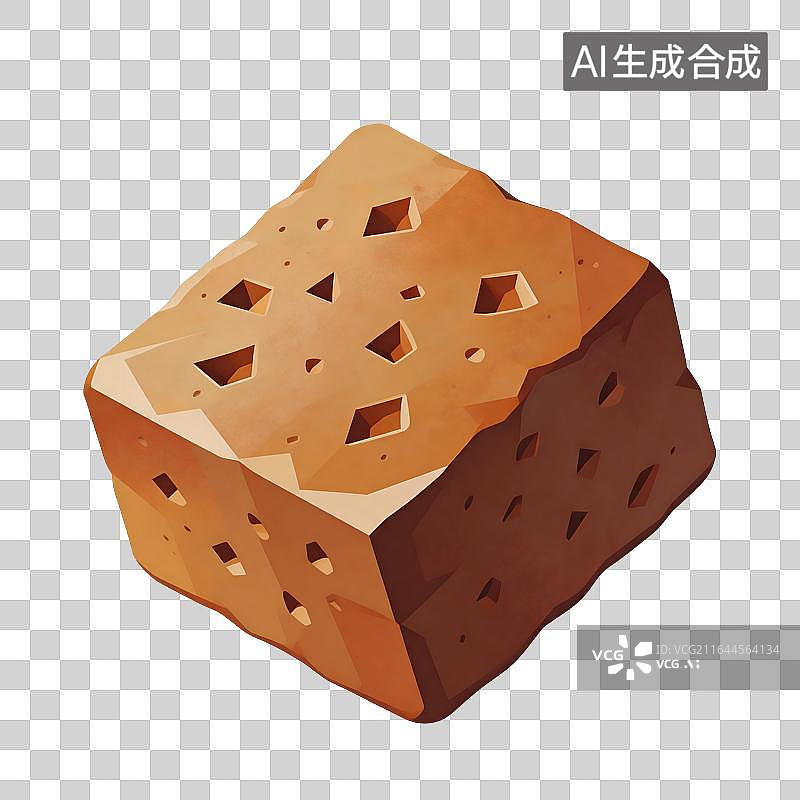 【AI数字艺术】臭豆腐美食插画图片素材