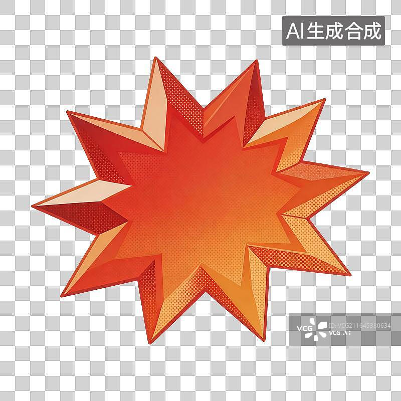 【AI数字艺术】爆炸框插画图片素材