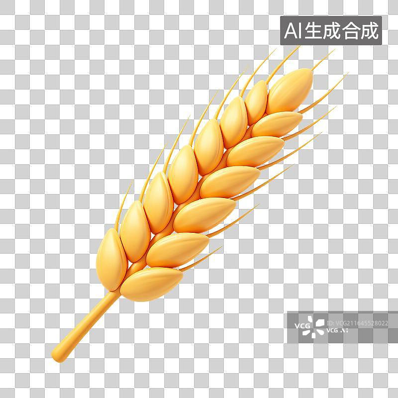 【AI数字艺术】小麦 麦穗 秋收图片素材