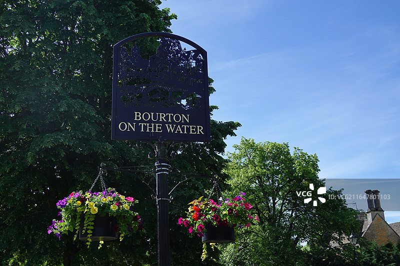科茨沃尔德的水上伯顿 Bourton-on-the-water图片素材