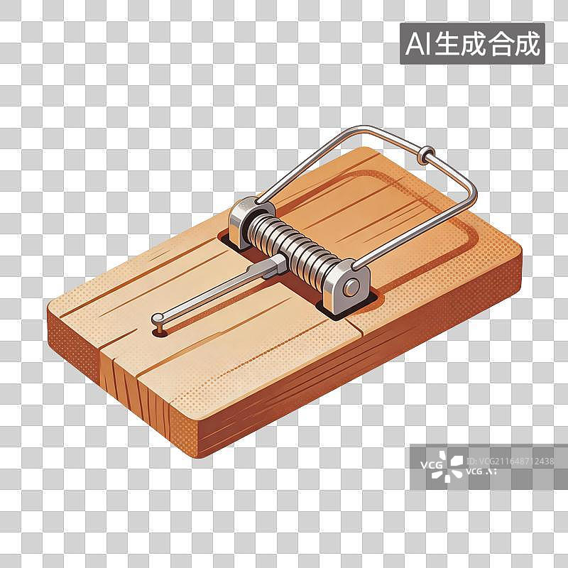 【AI数字艺术】捕鼠器插画图片素材