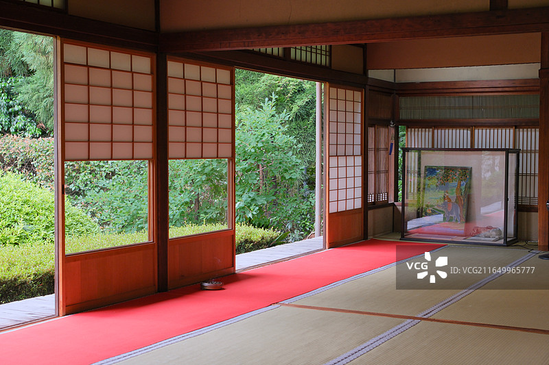 夏天的日本京都东山区云龙院图片素材