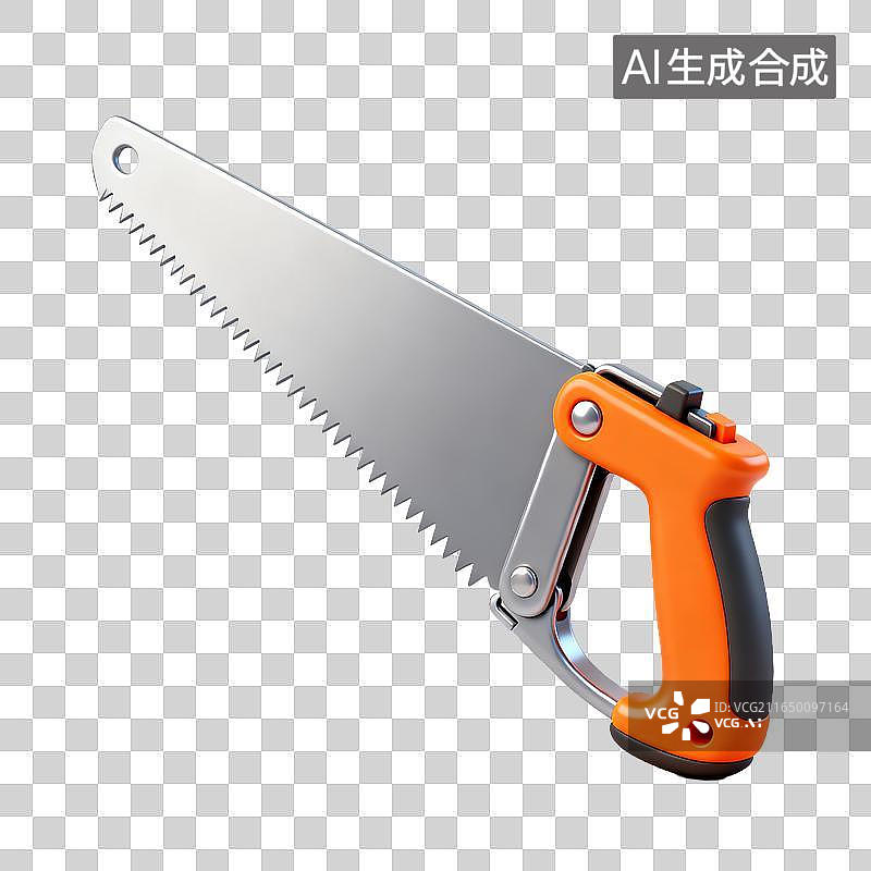 【AI数字艺术】便携式折叠手锯园林户外切割工具图片素材