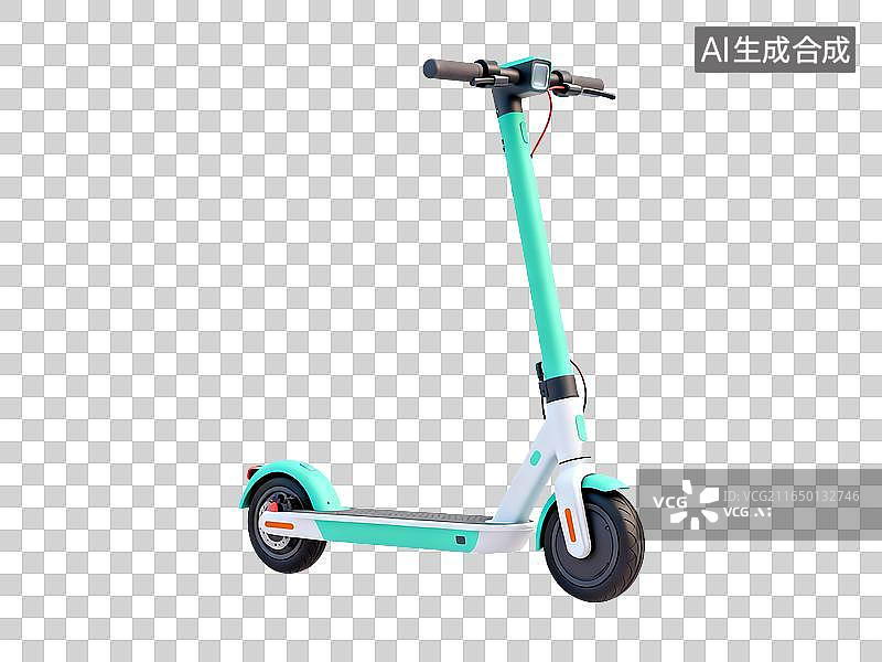 【AI数字艺术】现代轻便电动滑板车代步工具图片素材