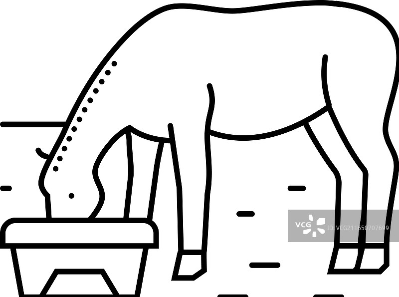 饮水槽 育马线 图标图片素材