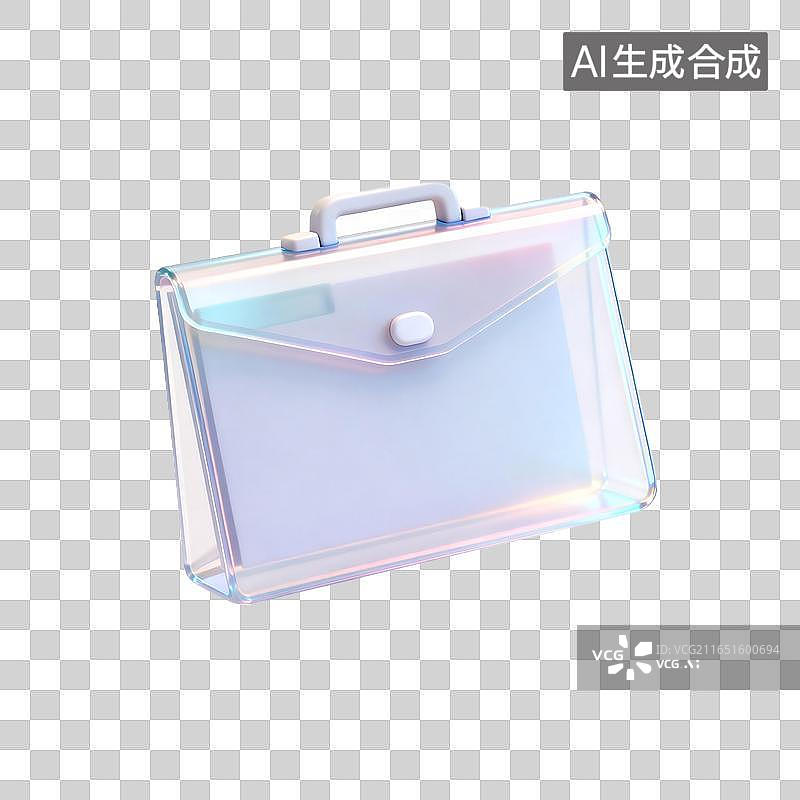 【AI数字艺术】透明文件袋文件套图片素材