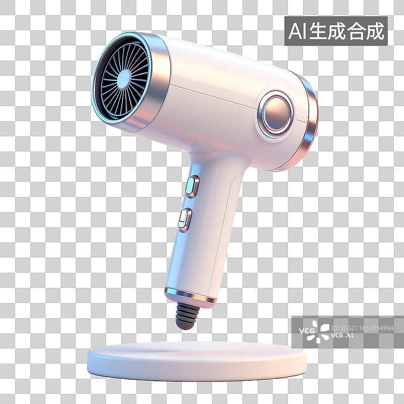 【AI数字艺术】简约现代电吹风机居家美发设备图片素材