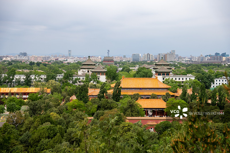 景山中轴线图片素材