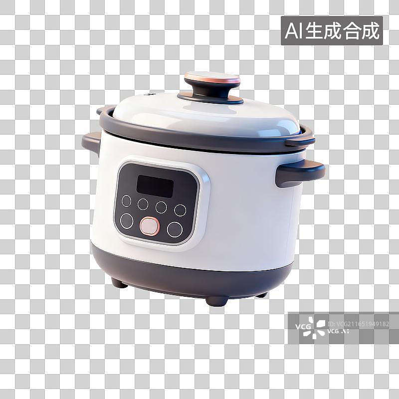 【AI数字艺术】多功能家用智能电饭煲图片素材