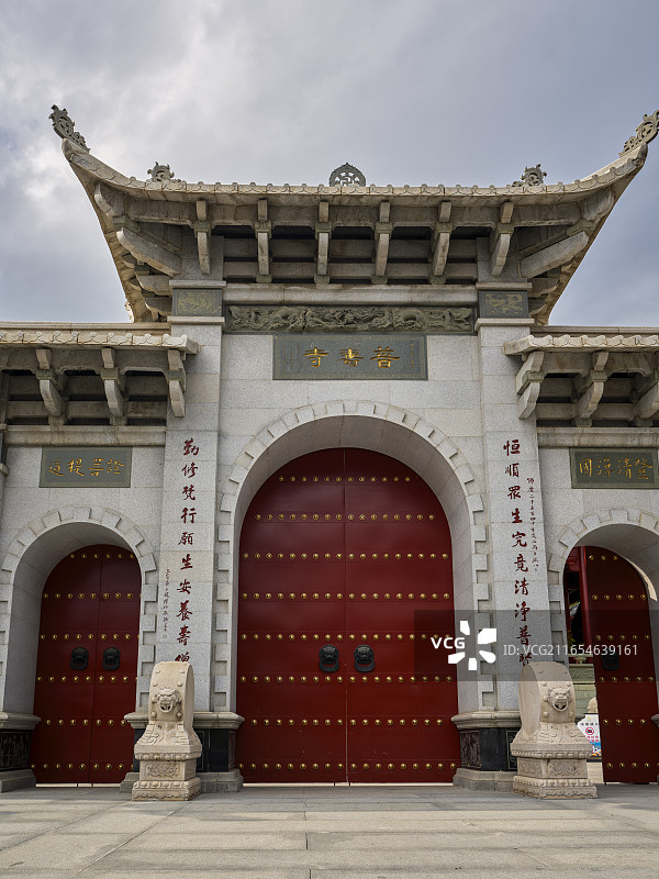 山西省忻州市五台县五台山普寿寺摄影图片图片素材