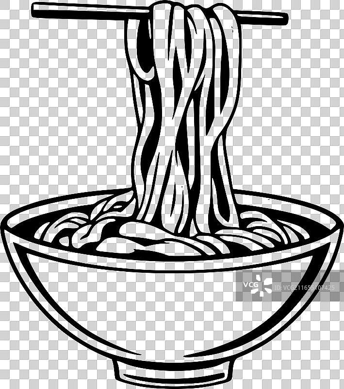 碗里的面条图片素材