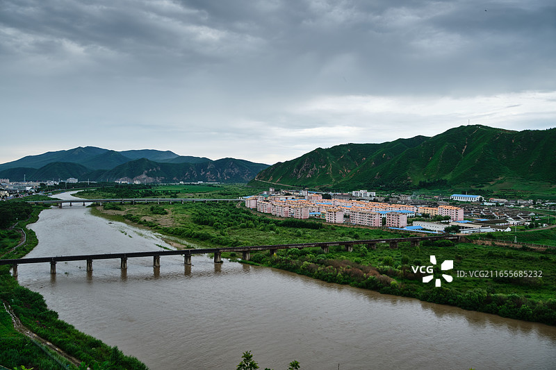 吉林图们国门口岸图片素材
