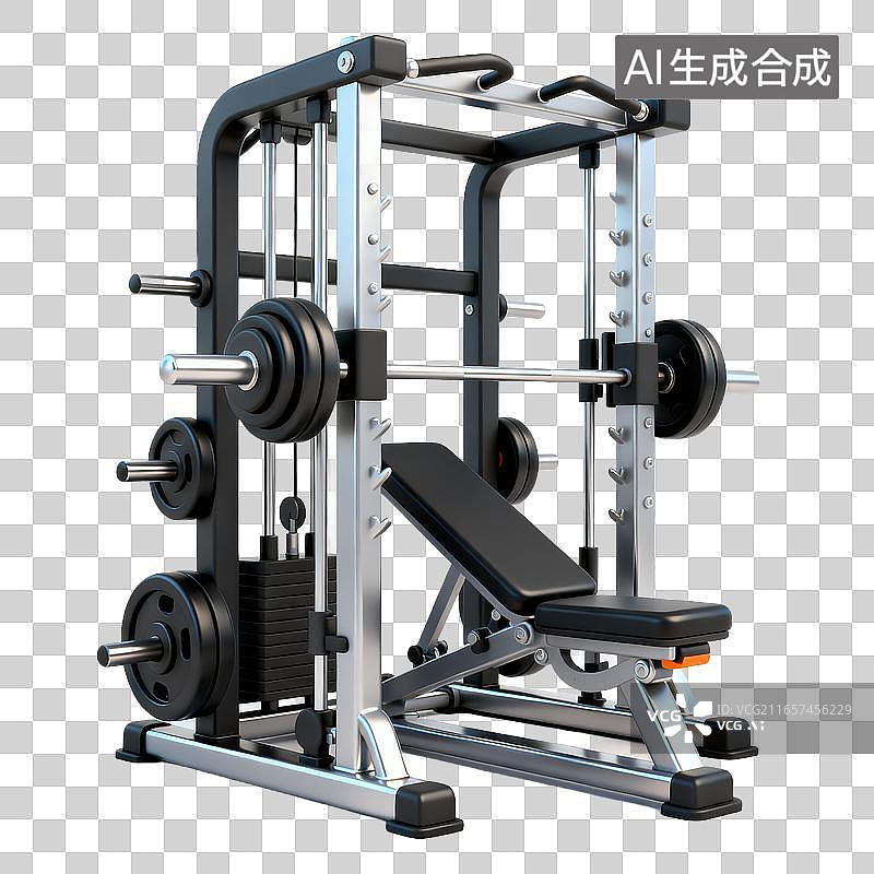 【AI数字艺术】专业健身房史密斯健身器材图片素材