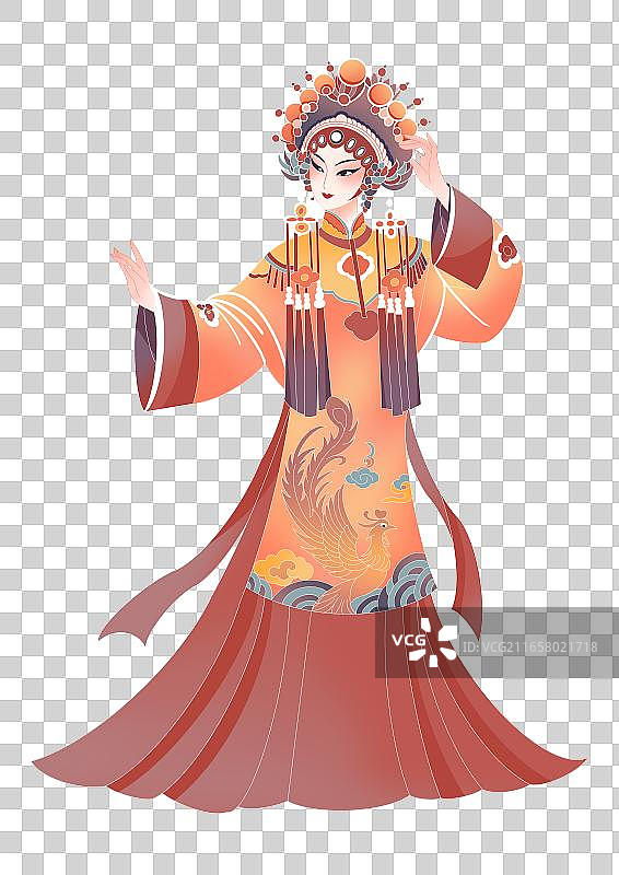 楚剧花旦人物图片素材