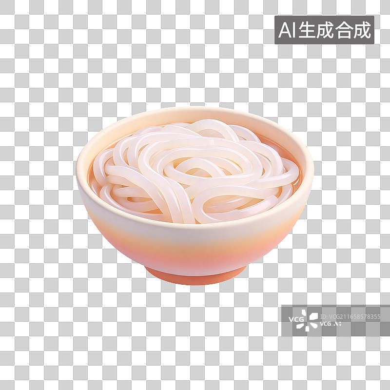 【AI数字艺术】3D卡通中式小吃_凉粉图片素材