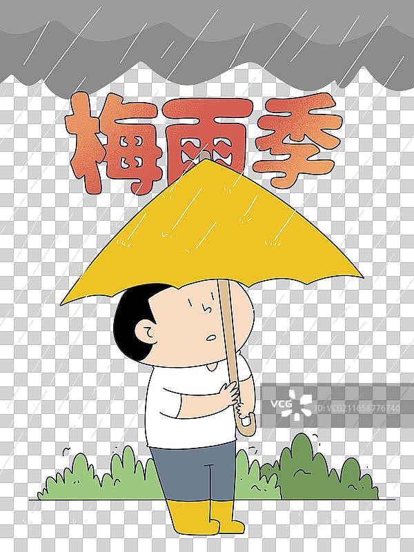 梅雨季天气图片素材
