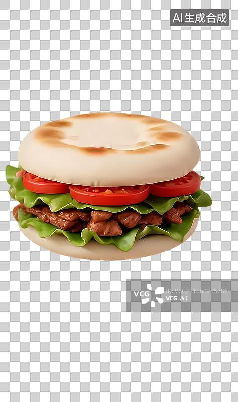 【AI数字艺术】肉夹馍图片素材