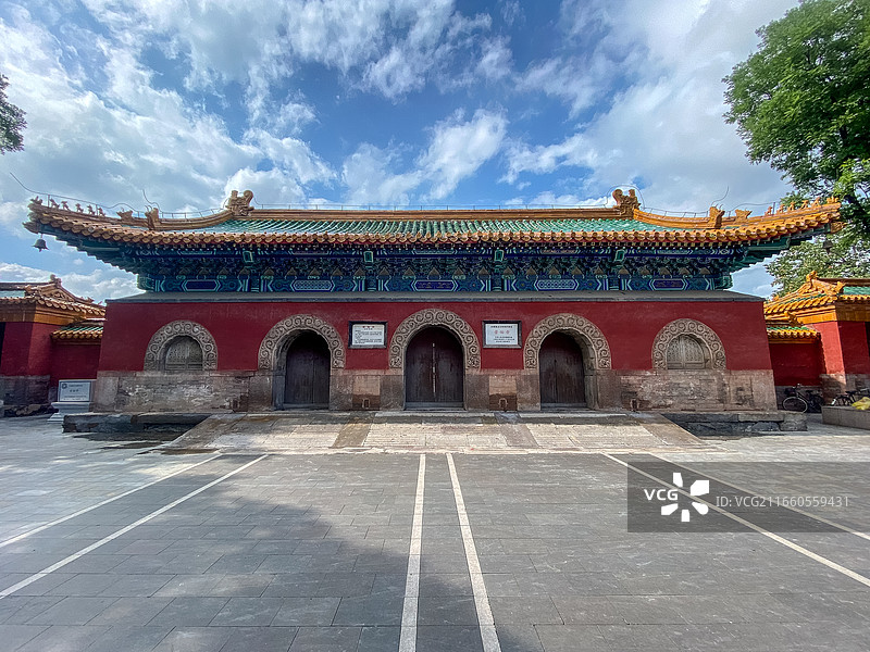 承德普佑寺山门图片素材