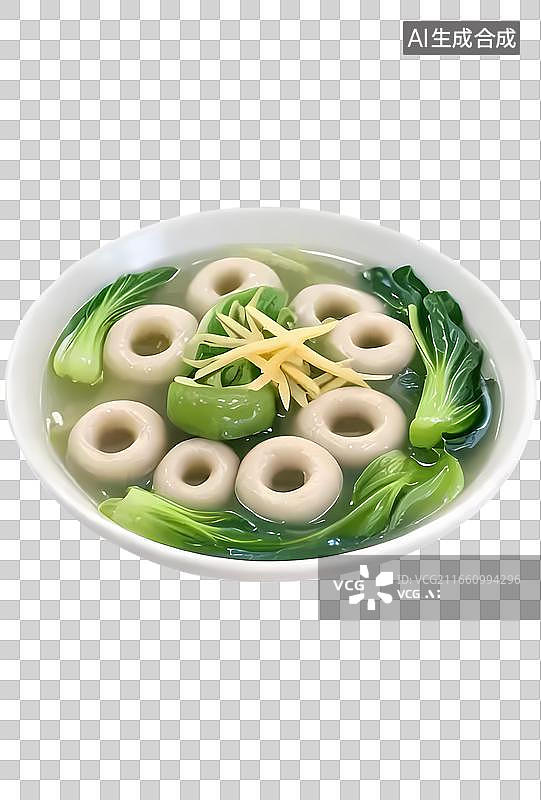 【AI数字艺术】鱼丸图片素材