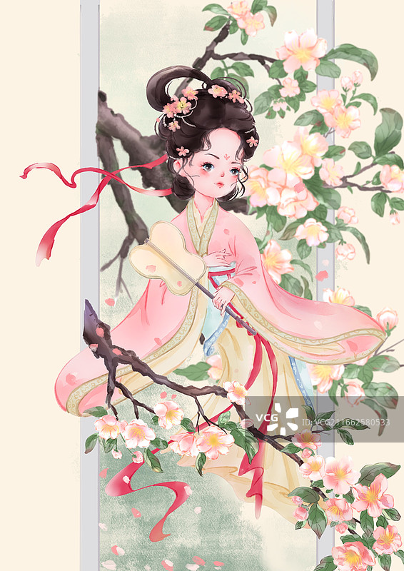 十二花神之玉兰花图片素材