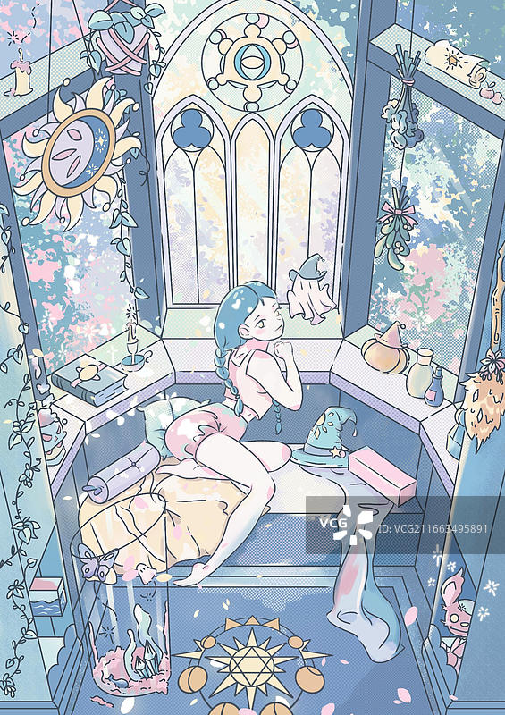 文创插画图片素材