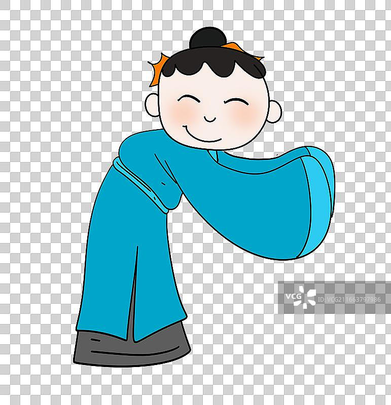 作揖 行礼 古代 礼仪 文明 礼貌图片素材