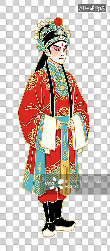 【AI数字艺术】武生图片素材