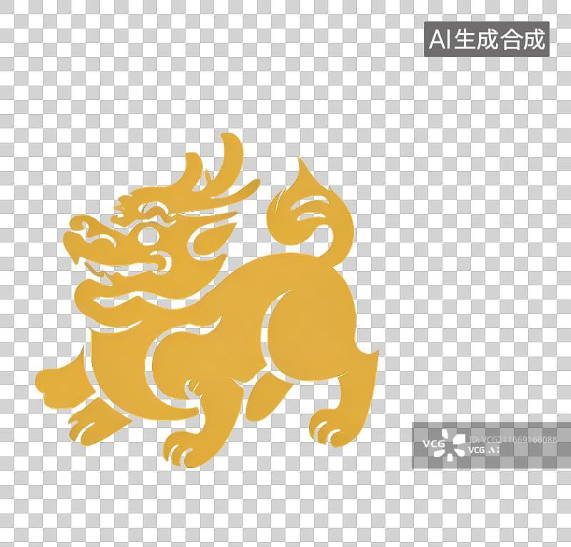 【AI数字艺术】麒麟图片素材