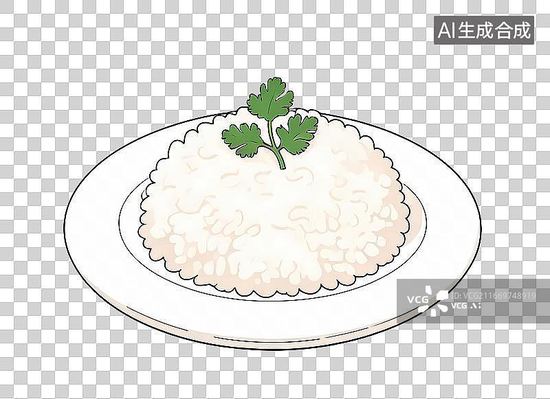 【AI数字艺术】白米饭图片素材