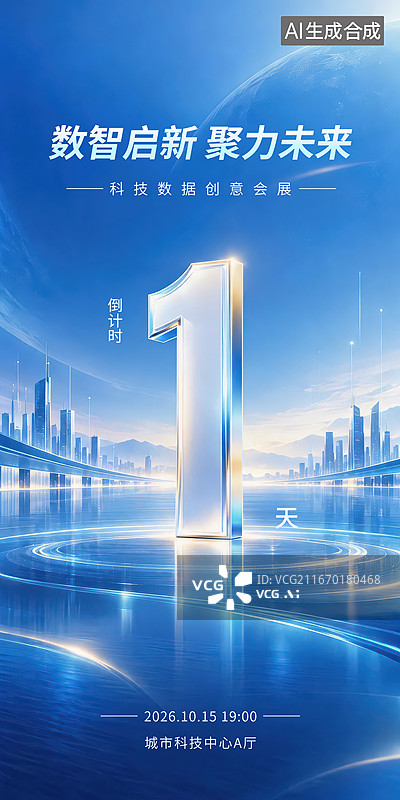 【AI数字艺术】倒计时海报图片素材