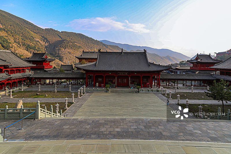 山西忻州五台山普寿寺图片素材