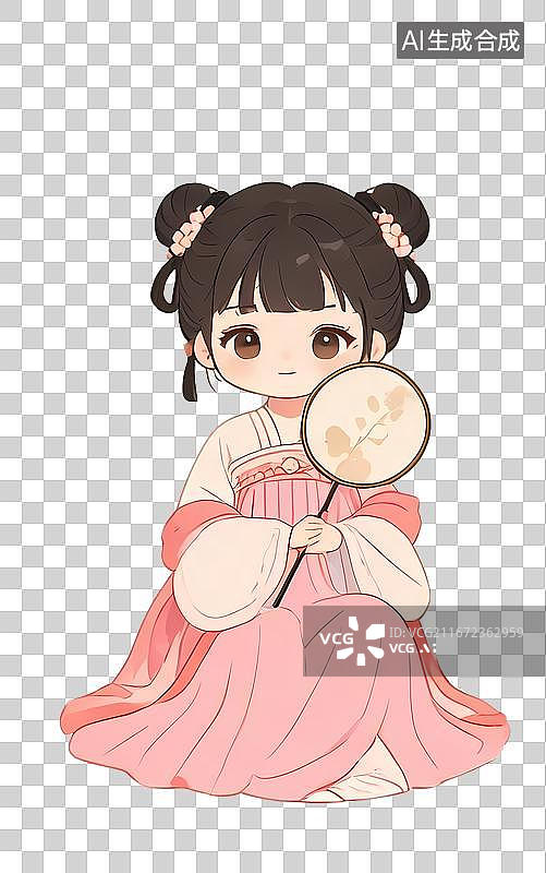 【AI数字艺术】女孩,汉服图片素材