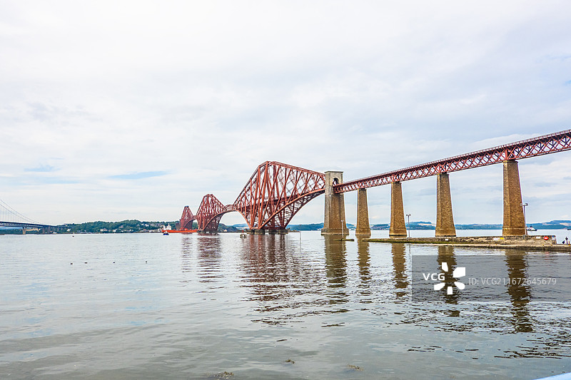 苏格兰福斯桥 Forth Bridge 昆斯费里 Queensferry图片素材