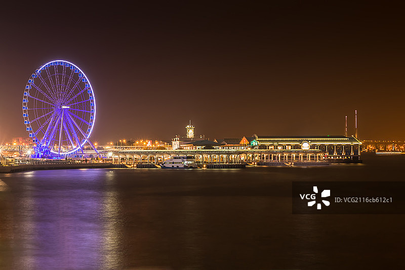 香港中环码头图片素材