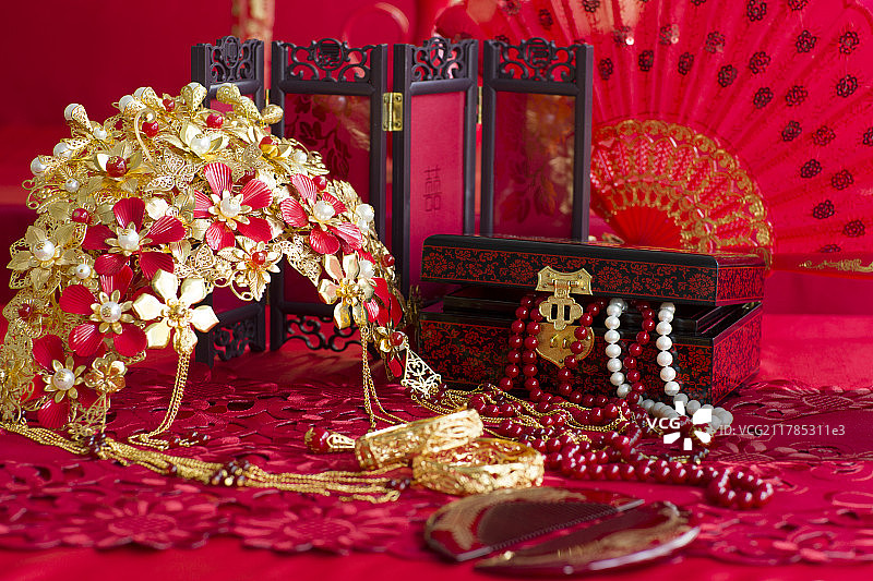 中国古典婚礼元素图片素材