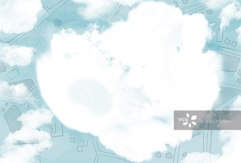 插画——梦想的天空图片素材