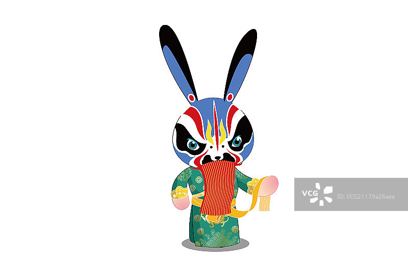 戏曲兔图片素材