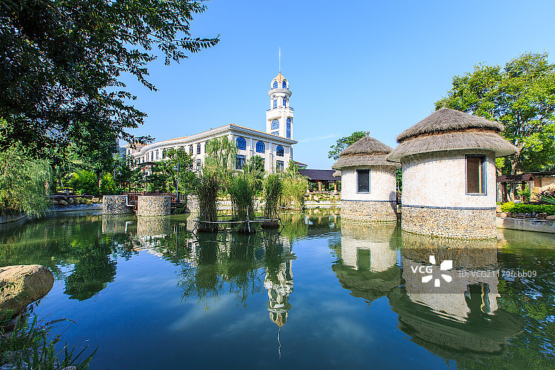 福建永定天子温泉景区图片素材